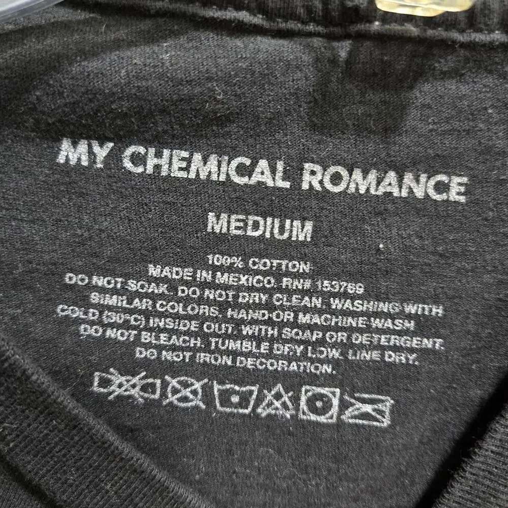 My Chemical Romance Three Cheers for Sweet Revenge Medium Cotton Tee Black - Picture 3 of 3
